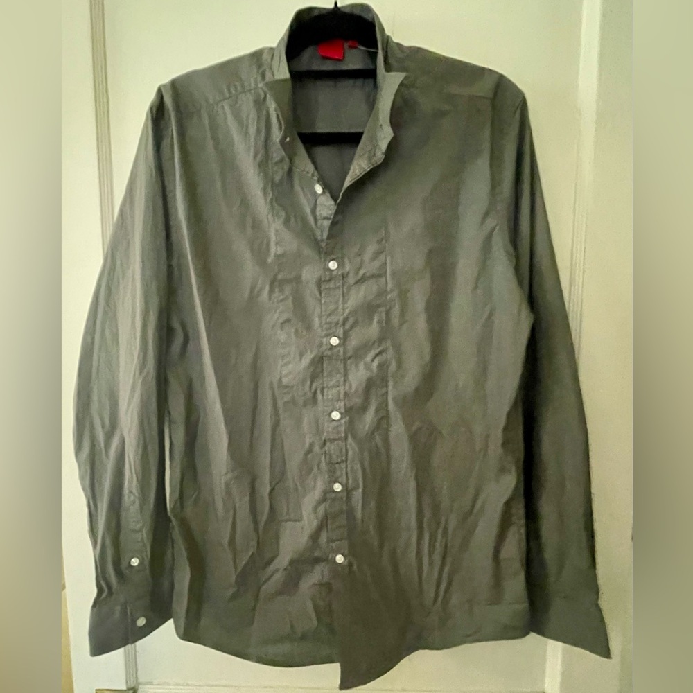 Saks Fifth Avenue Button Down long sleeve Shirt Mens Large NWOT